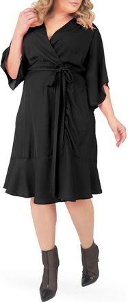 Standards & Practices Wrap Dress in Black at Nordstrom, Size 1X