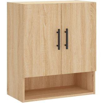 vidaXL Wall Cabinet Sonoma Oak 60x31x70 cm Engineered Wood Vidaxl