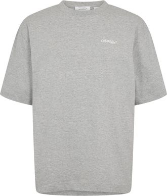 Off-white Mens Off White T Shirt in Light Grey - Size Medium