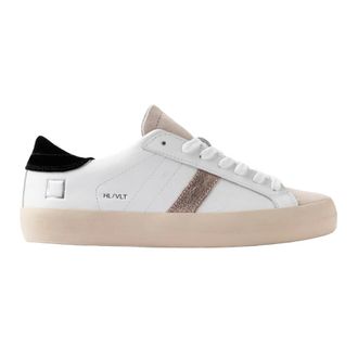 D.A.T.E. Leather and Cotton Trainers