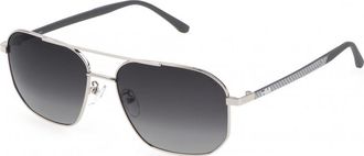 Fila Mens SFI300V58579P SFI300V 58 579P Sunglasses - Silver - One Size
