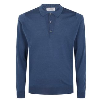 John Smedley Heren, Truien, Blauw, Maat: 2XL Wol