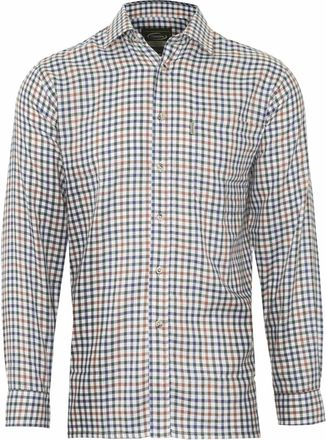 Champion Mens York Country Style Casual Long Sleeve Shirt Olive-Tan 3X-Large