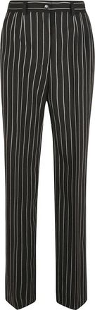 Dolce & Gabbana Stijlvolle broek voor heren - Dames - Straight fit broeken - Zwart - L - Broeken