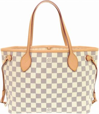 Louis Vuitton Damier Azur Damier Azur White Damier Azur Tote Bag (Pre-Owned)