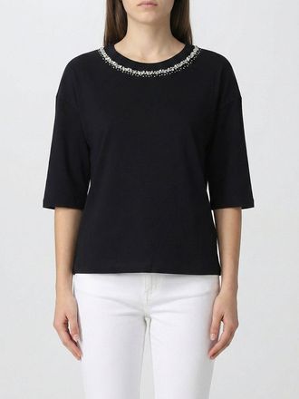 Liu Jo T-shirt Liu Jo in cotone con strass e borchie