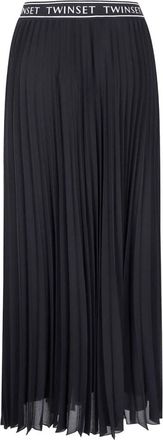 Twinset Dames, Rokken, Zwart, Maat: 2XL Poliester