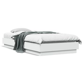 Berkfield Home Bed Frame without Mattress White 90x200 cm Engineered Wood