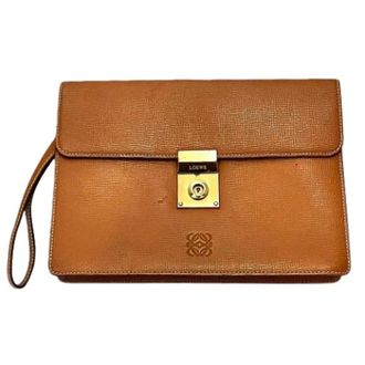 Loewe Pre-owned Clutches, unisex, Brown, Size: ONE SIZE Pre-owned Clutch bag