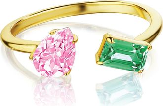 House of Frosted Topaz Meeting Ring in Gold/Peridot at Nordstrom Rack, Size 7