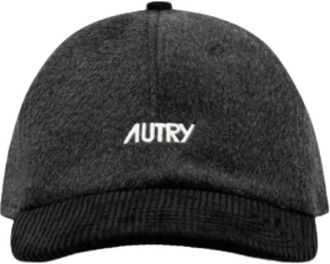 Autry Baseballpet - Heren - Accessoires - Zwart - Maat: ONE Size Katoen