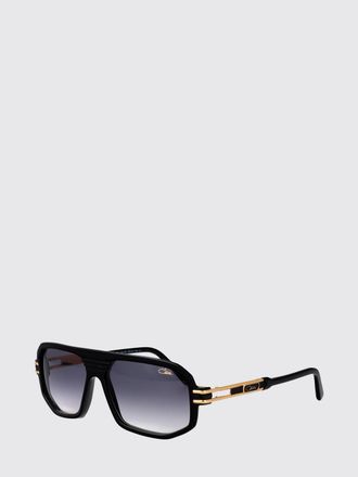 Cazal Occhiali da sole aviator rettangolari vintage in metallo e acetato