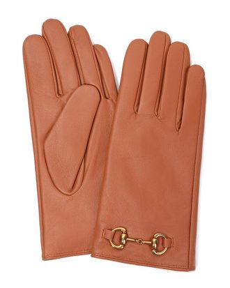 Tiffany & Fred Cashmere-Lined Leather Gloves