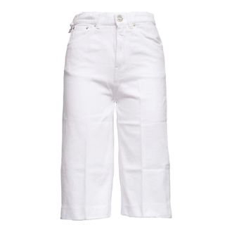 Dondup Long Shorts, female, White, Size: W26 Delfine Bermuda Shorts