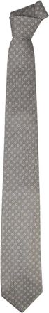 LUIGI BORRELLI NAPOLI Accessoires, Heren, Grijs, ONE Size, Geometric Tie