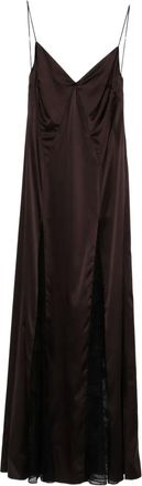 Staud Abito lungo Trinity - Marrone