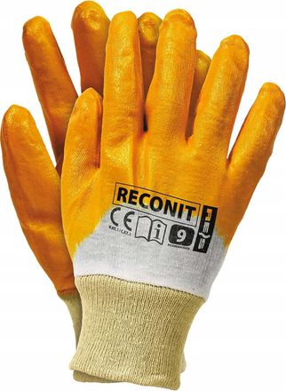 OEM Guantes De Trabajo / Naranja / Talla: 10 - Xl / Reconit-y10 - 100 Unidades