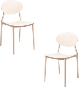 Regalos Miguel Packs Sillas Jardín - Pack 2 Sillas Bután - Beige