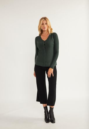 Usha BLACK LABEL Vest met knopen nowles