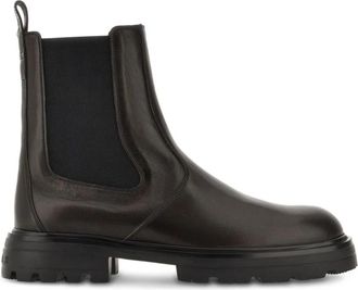 Hogan Bruine platte schoenen voor vrouwen - Heren - Chelseaboots - Bruin - 42 1/2 EU - Schoenen