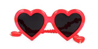 Linda Farrow JEREMY SCOTT JSHEART C1 Mens Sunglasses Red Size Standard