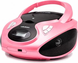 Lauson Lauson Cp738 Rosa / Reproductor Radio Cd Con Altavoces Incorporados