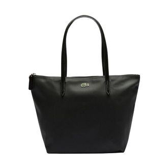 Lacoste Bolso Tote Peque&ntilde;o L.12.12 Concept - Bags - Mujer - Negro - ONE SIZE