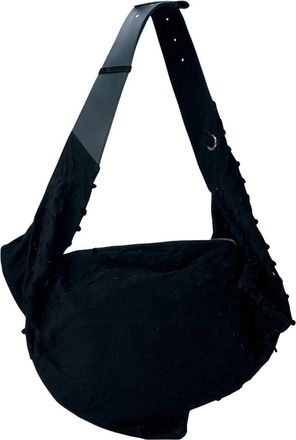 Kiko Kostadinov Fiore Twisted Bag - Dames - Schoudertassen - Zwart - ONE Size - Leer - Tassen