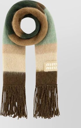 Miu Miu mohair blend scarf