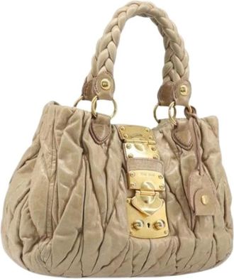 Miu Miu Borsa Pre-owned - - Pre-owned - Donna - Beige - ONE SIZE