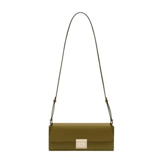 Ami Shoulder Bags, female, Green, Size: ONE SIZE Mimi Clutch Bag