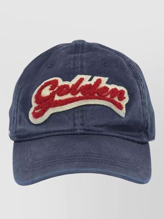 Golden Goose baseball cap curved brim eyelet vents