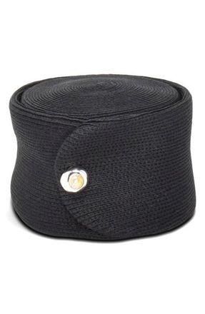 Gigi Burris Millinery Tenley Toya Straw Hat in Black at Nordstrom, Size Medium