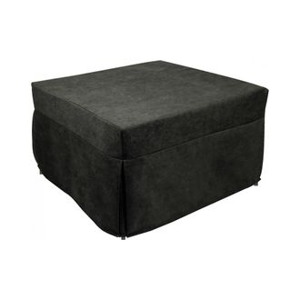 Talamo Italia Talamo Italia - Dmora Puof Convertible En Lit Simple, Fabriqu&eacute; En Italie, Lit Pliant, Pouf Avec Tissu Amovible Et Peu Encombrant Pour Le Salon, Cm 78x