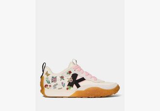 Kate Spade New York K As In Kate Sticker Charms Smooth Leather Runner