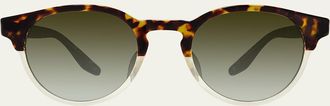 Barton Perreira Beckford 49mm Round Acetate Sunglasses