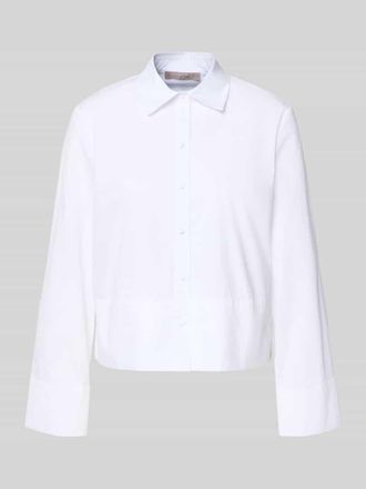 Christian Berg Regular Fit Hemdbluse mit weiten Ärmeln in Weiss, Größe 40