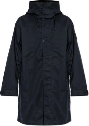 Stone Island Performance Twill Wool-TC Ghost Piece Coat - Heren - Parka Jassen - Blauw - L - Wol - Jassen