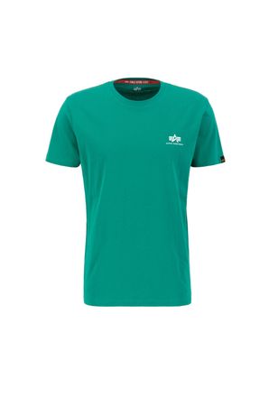 Alpha Industries T-Shirt ALPHA INDUSTRIES Basic T-Shirt SL, Herren, Gr. XS, gr&uuml;n (jungle gr&uuml;n), Obermaterial: 100% Baumwolle, Shirts T-Shirt
