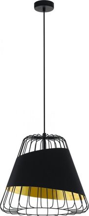Eglo Eglo Iluminaci&oacute;n L&aacute;mpara Colgante Negra Y Dorada Austell 43cm 1xe27