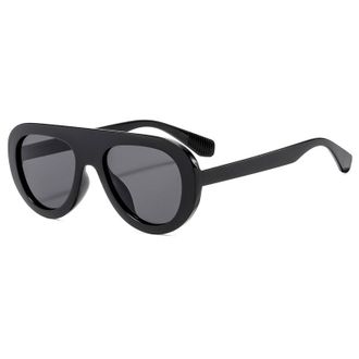 Generic Mens Vacation Outdoor Sunglasses Driving Women Commuter Sports Sun Glasses(Black)