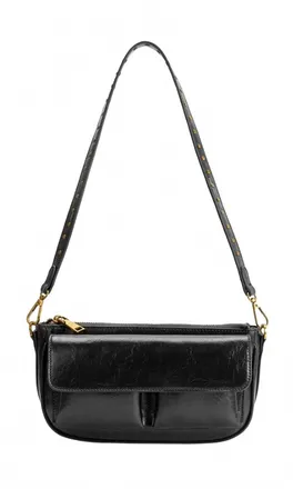 Melie Bianco Womens Aria Shoulder Bag In Black