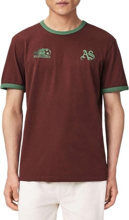AllSaints Partida Graphic T-Shirt in Bronzed Red at Nordstrom, Size Xx-Large