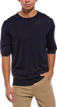 Isaia Silk Crewneck Sweater