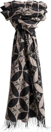 Jacob Cohen Wool-Cashmere Jacquard Scarf - Heren - Wintersjaals - Veelkleurig - ONE Size - Wol - Accessoires