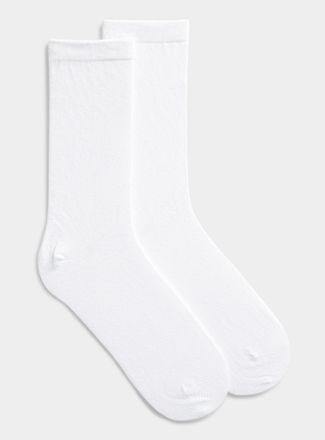 Simons Womens Solid stretch socks