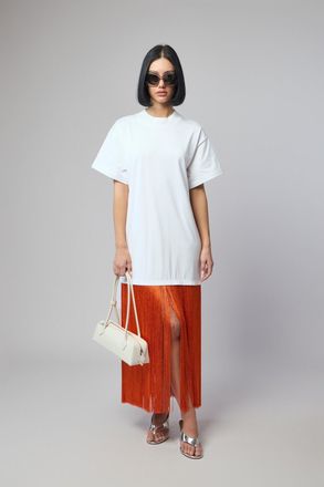 Alaia Fringed T-shirt Jersey