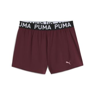 Puma Pantaloncini in maglia PUMA STRONG 3 da donna, Accessori, Rosso, XXS