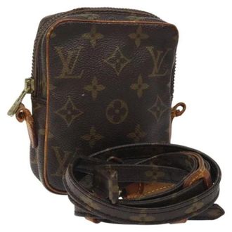 Louis Vuitton Tweedehands Canvas Louis Vuitton tassen - Dames - Pre-owned - Bruin - Maat: ONE Size Leer