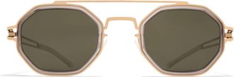 Mykita Arturo A83 - Champagne Gold / Clear Ash Sunglasses